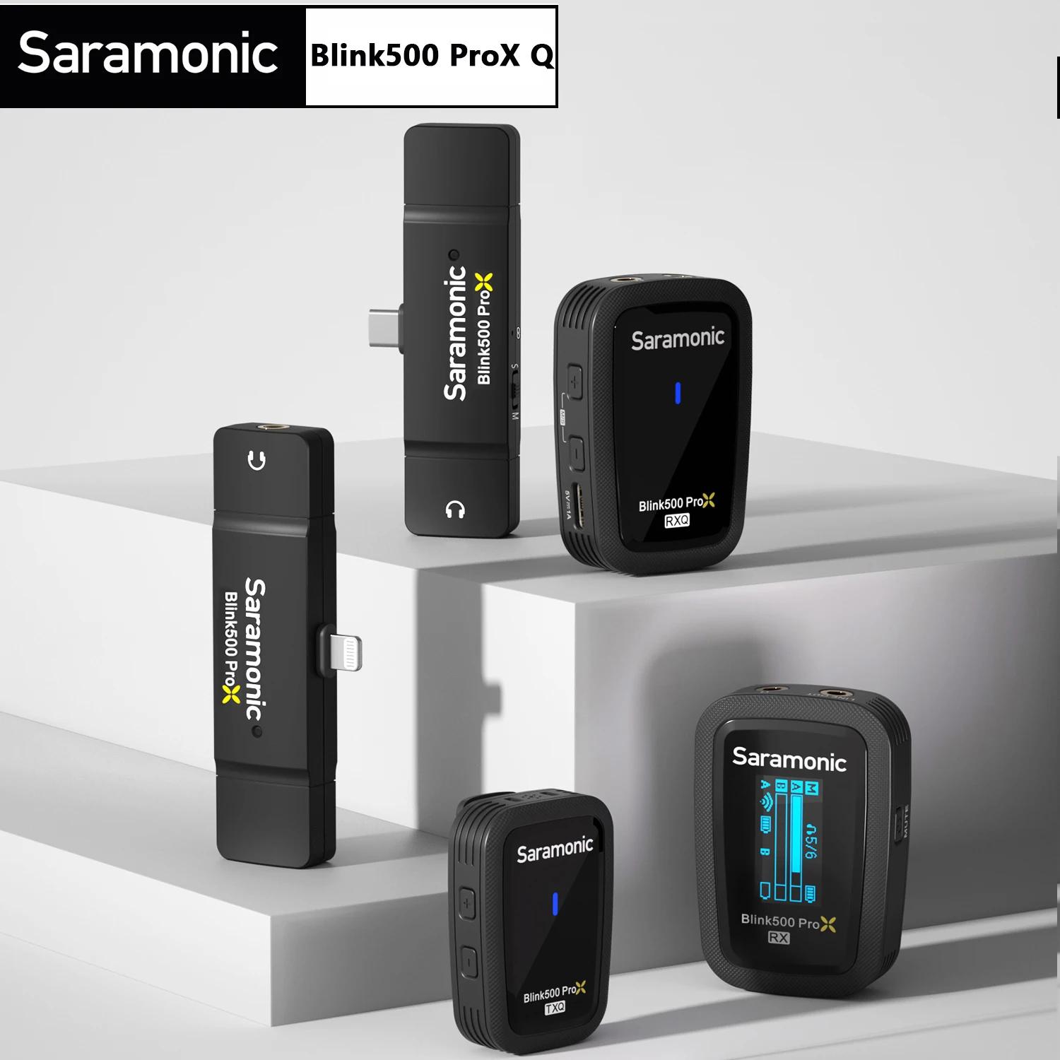 Saramonic Blink500 ProX Q  ߸  ũ, , ȵ̵, DSLR ī޶, Ʃ ̺ Ʈ ȭ